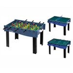 Assistência Técnica e Garantia do produto Mesa Multi Jogos 3 X 1 Pebolim, Ping Pong e Futebol de Botão Klopf 1058 Galera