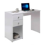 Assistência Técnica e Garantia do produto Mesa para Computador 2 Gavetas Branco - Móvel Bento