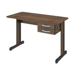 Assistência Técnica e Garantia do produto Mesa para Escritório 2 Gavetas 120cm Pop New 600 Plata Móveis Málaga