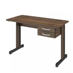 Assistência Técnica e Garantia do produto Mesa para Escritório 2 Gavetas 90cm Pop New Plata Móveis Málaga