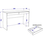 Assistência Técnica e Garantia do produto Mesa para Notebook Lindóia - Branco - Politorno