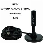Assistência Técnica e Garantia do produto Mini Antena Tv Digital Interna Externa Hdtv Uhf Vhf Fm 4.0 Dbi 4mts - Exbom AN-I4040A