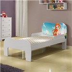 Assistência Técnica e Garantia do produto Mini Cama Infantil Soneca com Desenho Sereia Tigus Baby  Branco