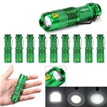 Assistência Técnica e Garantia do produto Mini Flash Light Resistente a Água Pacote com 10 Unidades 300 Lumens (verde) Bivolt