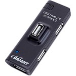 Assistência Técnica e Garantia do produto Mini Hub USB 2.0 - Preto - Bright