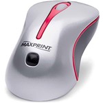 Assistência Técnica e Garantia do produto Mini Mouse Óptico USB Prata/Vermelho - Maxprint