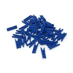 Assistência Técnica e Garantia do produto Mini Prendedor Madeira 2,5cm - 100 Unidades - Azul