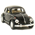 Assistência Técnica e Garantia do produto Miniatura Carrinho de Coleção Clássico Nacional Volkswagen Fusca Ano 1967 Escala 1/32 Kinsmart Cor Preto