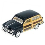 Assistência Técnica e Garantia do produto Miniatura de Coleção Ford Antigo Woody Wagon 1949 1/40 Ferro Cor Preto