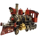 Assistência Técnica e Garantia do produto Minitura Trem de Metal Retrô Locomotiva Rústica Antigo Vintage 1204E-2898