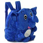 Assistência Técnica e Garantia do produto Mochila Infantil Pelucia 3D Elefante Fofo Azul CBRN07578