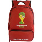 Assistência Técnica e Garantia do produto Mochila Logo Copa do Mundo FIFA - Poliéster Vermelha