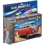 Assistência Técnica e Garantia do produto Model-Set Kombi Volkswagen T1 "Samba Bus" - 1/24 - Revell 67399