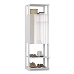 Assistência Técnica e Garantia do produto Módulo Closet com Espelho 2 Portas Clothes Be Mobiliário Branco