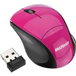 Assistência Técnica e Garantia do produto Mouse Óptico Wireless Mini Fit Rosa Piano Nano USB 2.4 Ghz