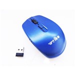 Assistência Técnica e Garantia do produto Mouse Sem Fio 2.4g Wireless Optical Weibo Azul Escuro