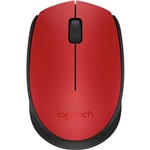 Assistência Técnica e Garantia do produto Mouse Sem Fio M170 Vermelho - Logitech