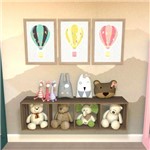Assistência Técnica e Garantia do produto Nicho Cubo com 3 Prateleiras Ciati Kit Cubos Baby Bramov Móveis Ameixa