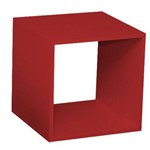 Assistência Técnica e Garantia do produto Nicho Cubo Macs Baby 40cmx40cm Bramov Móveis Vermelho