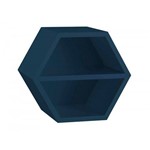 Assistência Técnica e Garantia do produto Nicho Hexagonal 1 Prateleira Favo Maxima Azul Noite