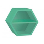 Assistência Técnica e Garantia do produto Nicho Hexagonal 1 Prateleira Favo Maxima Verde Anis