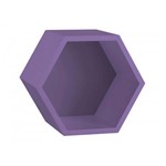 Assistência Técnica e Garantia do produto Nicho Hexagonal MDF Favo Maxima Roxo