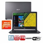 Assistência Técnica e Garantia do produto Notebook Acer Aspire A515-51-51UX 7ª Intel Core I5-7200 8GB DDR4, HD 1TB, Tela LED 15.6"HD LED, Windows 10 SL-PRATA, com Teclado Numérico.