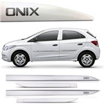 Assistência Técnica e Garantia do produto Novo Friso Lateral Slim Chevrolet Onix Branco Summit