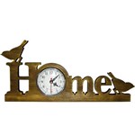 Assistência Técnica e Garantia do produto Ornamento Relogio Concept - Modelo Home (Bird) - ME Criative - 20x40cm