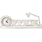 Assistência Técnica e Garantia do produto Ornamento Relogio Concept - Modelo Office (Lamp) - ME Criative - 20x40cm