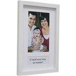 Assistência Técnica e Garantia do produto Painel de Fotos Baby Love (27x17x2cm) Branco com Vermelho para 1 Foto - Kapos