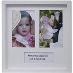 Assistência Técnica e Garantia do produto Painel de Fotos Baby Love ( 27x27x2cm) Branco para 2 Fotos - Kapos