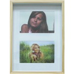 Assistência Técnica e Garantia do produto Painel de Fotos Color Wood 20x30cm Branco para 2 Fotos 10x15cm - Kapos