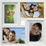 Assistência Técnica e Garantia do produto Painel de Fotos Fine (34x34x1cm) Branco para 4 Fotos - Kapos