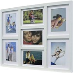 Assistência Técnica e Garantia do produto Painel de Fotos Fine (43x52x1cm) Branco para 7 Fotos - Kapos