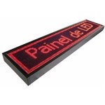 Assistência Técnica e Garantia do produto Painel de Led Letreiro Digital USB 100x20cm Vermelho Alto Brilho