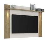 Assistência Técnica e Garantia do produto Painel Extensível para TV Até 60 Polegadas com LED 1 Prateleira Fortaleza Linea Brasil Avelã/Off