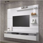 Assistência Técnica e Garantia do produto Painel para Tv Até 65 Polegadas com Nicho Greco Moderno Dj Móveis Branco Brilho