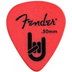 Assistência Técnica e Garantia do produto Palheta Fender Rock-On Touring 0.50mm Vermelha