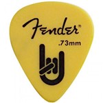 Assistência Técnica e Garantia do produto Palheta Fender Rock-On Touring 0.73mm Amarela