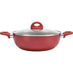 Assistência Técnica e Garantia do produto Panela Wok Antiaderente Brinox Malagueta 28cm - Cereja