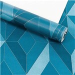 Assistência Técnica e Garantia do produto Papel de Parede Importado Vinílico Lavável Textura em Relevo Geométrico 33075