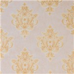 Assistência Técnica e Garantia do produto Papel de Parede Vinílico Coleção Colmar France Damask Salmão, Dourado