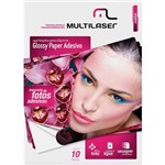 Assistência Técnica e Garantia do produto Papel Multilaser Glossy Adesivo com 220 G/M² 10 Folhas