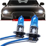 Assistência Técnica e Garantia do produto Par de Lâmpadas Automotiva Super Branca H3 8500K 55W HID