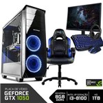 Assistência Técnica e Garantia do produto PC Gamer Completo ICOY5032037079655 Intel I3-8100 8GB (GeForce GTX 1050 2GB)1TB + Cadeira Gamer Blue