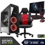 Assistência Técnica e Garantia do produto PC Gamer Completo Neologic NLI80947 Intel I3-8100 8GB (GeForce GTX 1050 2GB)1TB + Cadeira Gamer Red