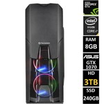 Assistência Técnica e Garantia do produto Pc Gamer Easypc Extreme Intel Core I7 8gb (asus Geforce Gtx 1070 8gb) Ssd 240gb HD 3tb Gabinete Thermaltake