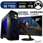 Assistência Técnica e Garantia do produto Pc Gamer Intel Core I3 Geforce Gtx 1050 Ti Monitor Curvo Samsung 27 C27F390F 8GB 1TB EasyPC