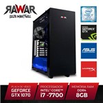 Assistência Técnica e Garantia do produto PC Gamer Rawar RW258PAZ INTEL I7 7700 8GB (Geforce GTX1070 de 8GB) 1TB